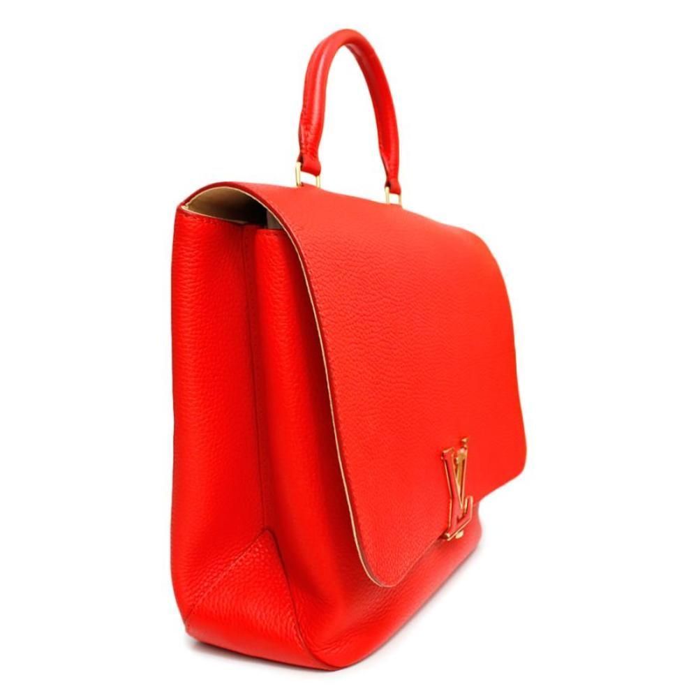 Louis Vuitton Volta Taurillon Leather 2 Way Shoulder Handbag Coquelicot Red - Picture 4 of 8